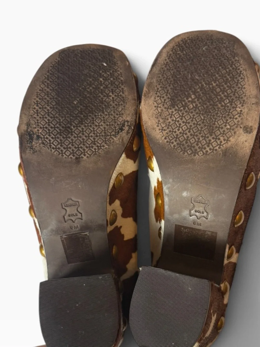 Tory Burch blythe studded Genuine calf hair clog